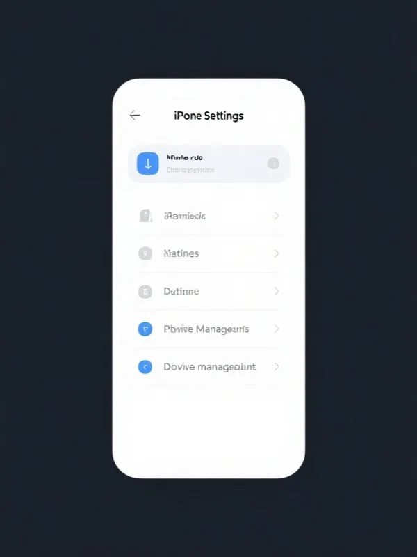 iOS 设置路径图示
